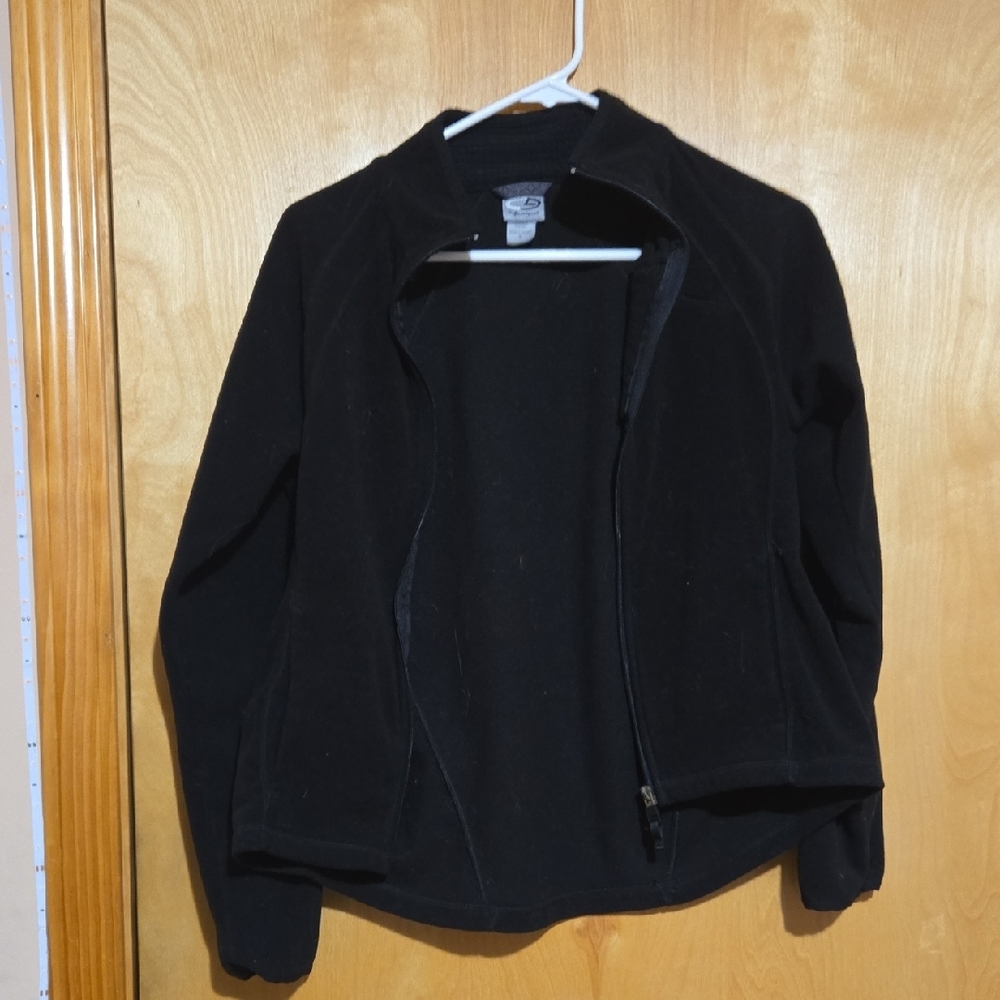 Champion Black Fleece Jacket Full-Zip Casual Wear